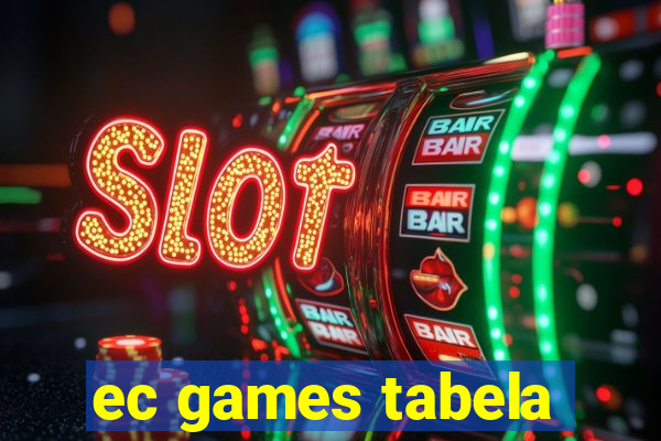 ec games tabela